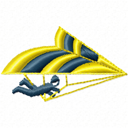 Paragliding Embroidery Design 10 Paragliding Embroidery Design 10